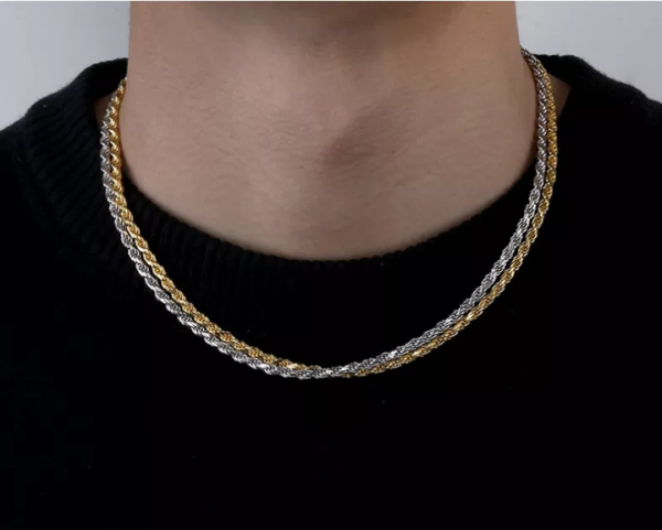 Fine Hot Sale 925 Sterling Silver 1.5mm 2mm 2.8mm 3.8mm Diamond Cut Rope Chain 18k Gold Plated Men Women Necklace
