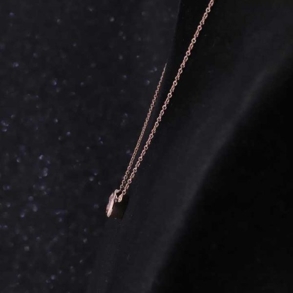 Starsgem 14k Gold Bezel Setting Round Shape Lab Diamond Stone Pendant Necklace