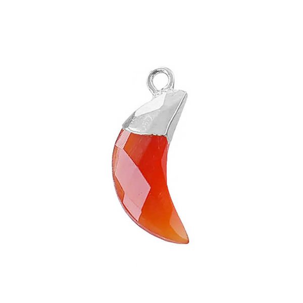 925 Sterling Silver DIY Pendants Charms Carnelian Crystal Religious Jewelry Making Necklace Wholesale Fine Products Moissanite